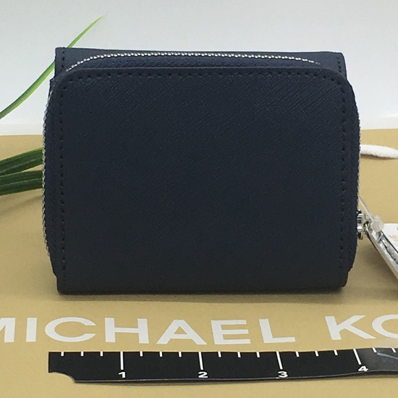 MICHAEL KORS SM MF ZA WALLET NAVY 35H9GTVZ5L - Picture 2 of 8
